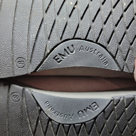 EMU Australia Womens Beach Mini Boots Dove Grey Suede Merino Wool Lining Size 8 - Picture 9 of 15